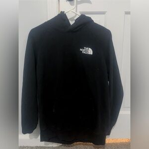 north face hoodie black